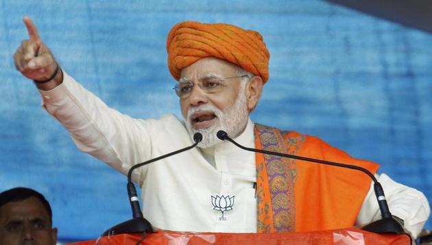 Prime Minister Narendra Modi alleges the Congress wanted to erase the contributions of Dr BR Ambedkar, the architect of the Indian constitution. (PTI File Photo) Prime Minister Narendra Modi alleges the Congress wanted to erase the contributions of Dr BR Ambedkar, the architect of the Indian constitution. (PTI File Photo)