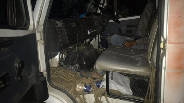 Taleem, an alleged cow smuggler, was fatally injured in a shootout with the police in Alwar early Thursday. (HT Photo) Taleem, an alleged cow smuggler, was fatally injured in a shootout with the police in Alwar early Thursday. (HT Photo)