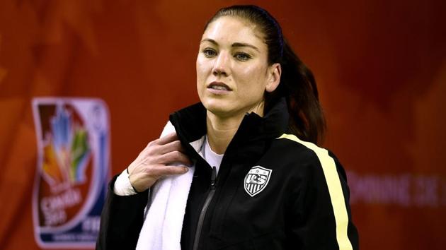 Hope Solo will be fighting the election to become the next US Soccer Federation president. (AFP) Hope Solo will be fighting the election to become the next US Soccer Federation president. (AFP)