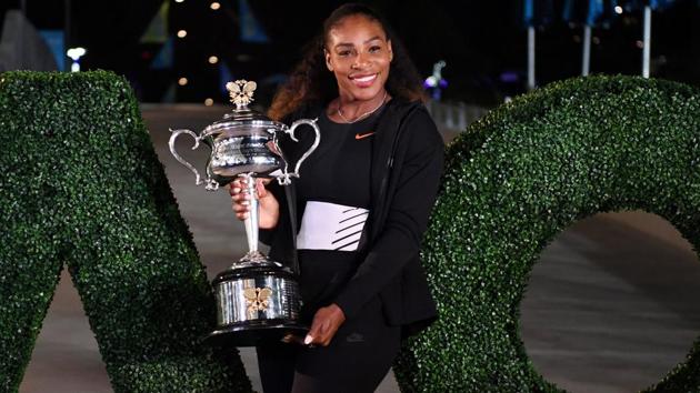 Serena Williams won her seventh Australian Open title in January last year.(AFP)