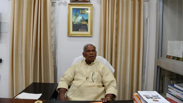 Jitan Ram Manjhi (above) who in 2014 became the first Musahar CM poses for a photo at his office in Patna. “Nothing but education can change our lives and future”, said Manjhi whose nine-month tenure heading Bihar is considered a huge achievement. “My community is so downtrodden that I think even government records don’t yet show its real numbers, which could easily be around 8 million,” Jitan added. (Sajjad Hussain / AFP) Jitan Ram Manjhi (above) who in 2014 became the first Musahar CM poses for a photo at his office in Patna. “Nothing but education can change our lives and future”, said Manjhi whose nine-month tenure heading Bihar is considered a huge achievement. “My community is so downtrodden that I think even government records don’t yet show its real numbers, which could easily be around 8 million,” Jitan added. (Sajjad Hussain / AFP)