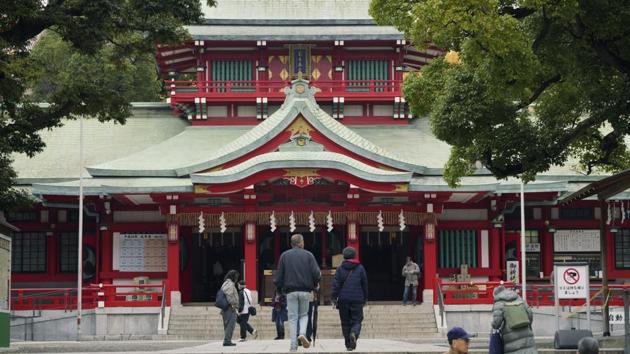 People visit Tomioka Hachimangu shrine in Tokyo Friday, Dec. 8, 2017. Police say three people have died in a stabbing attack on Thursday night at the prominent shrine, including the head priest and the attacker, who apparently took his own life. (AP Photo) People visit Tomioka Hachimangu shrine in Tokyo Friday, Dec. 8, 2017. Police say three people have died in a stabbing attack on Thursday night at the prominent shrine, including the head priest and the attacker, who apparently took his own life. (AP Photo)