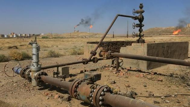 An oil field is seen in Kirkuk, Iraq October 18, 2017.(Reuters)