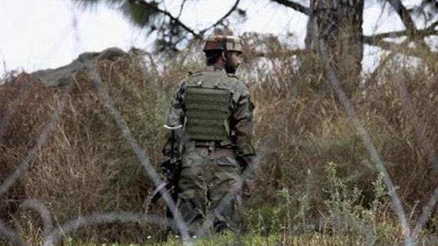 An Indian Army jawan patrolling at the Line of Control in Poonch district of Jammu and Kashmir. (PTI File Photo) An Indian Army jawan patrolling at the Line of Control in Poonch district of Jammu and Kashmir. (PTI File Photo)