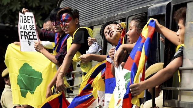 India is home to an estimated 1.5 lakh Tibetan refugees, most of who live in settlements across the country. They can get Indian passports, but have to forego their identity cards for that.(PTI FILE PHOTO)