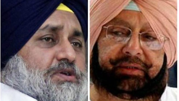SAD chief Sukhbir Singh Badal (left); and Punjab CM Captain Amarinder Singh(right). (HT Photos) SAD chief Sukhbir Singh Badal (left); and Punjab CM Captain Amarinder Singh(right). (HT Photos)