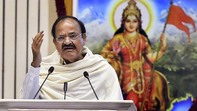 Vice president M Venkaiah Naidu speaks at a book launch in New Delhi. (PTI File Photo) Vice president M Venkaiah Naidu speaks at a book launch in New Delhi. (PTI File Photo)
