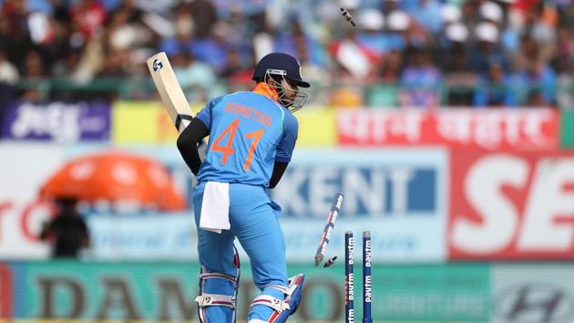 Debutant Iyer fell for just nine.  (BCCI ) 
