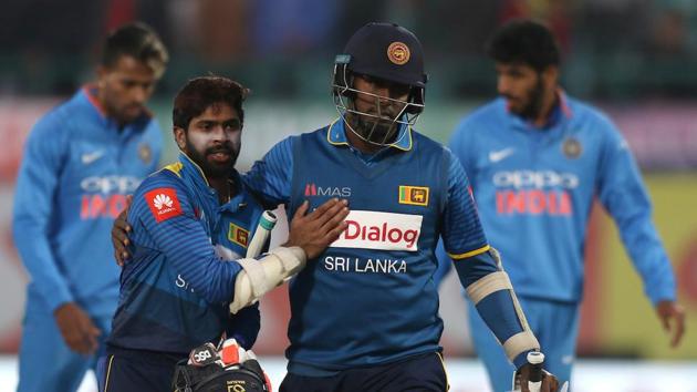 Mathews, 25 not out, and Niroshan Dickwella, on 26, then steered their team home for a win savoured by the visitors after losing the three-Test series 1-0 last week. (BCCI ) 