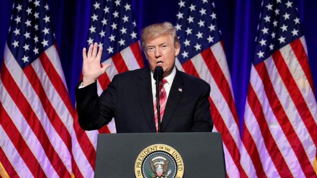 U.S. President Donald Trump gestures as he speaks during his visit at the Civil Rights Museum in Jackson, Mississippi, U.S. December 9, 2017. (REUTERS Photo) U.S. President Donald Trump gestures as he speaks during his visit at the Civil Rights Museum in Jackson, Mississippi, U.S. December 9, 2017. (REUTERS Photo)