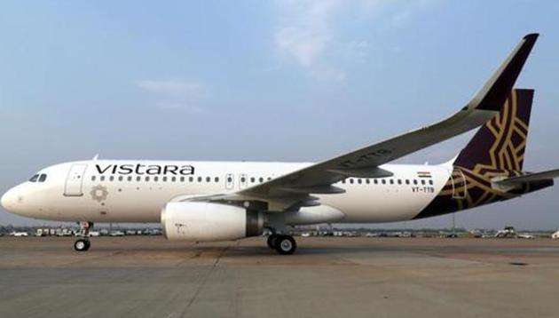 The alleged incident took place on a Vistara flight from Mumbai to Delhi. (HT file photo) The alleged incident took place on a Vistara flight from Mumbai to Delhi. (HT file photo)