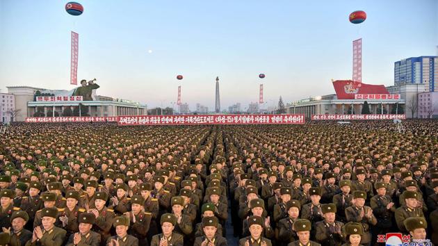 A view of celebrations at Kim Il-sung Square on December 1, in this photo released by North Korea's Korean Central News Agency (KCNA) in Pyongyang December 2, 2017. (REUTERS Photo) A view of celebrations at Kim Il-sung Square on December 1, in this photo released by North Korea's Korean Central News Agency (KCNA) in Pyongyang December 2, 2017. (REUTERS Photo)