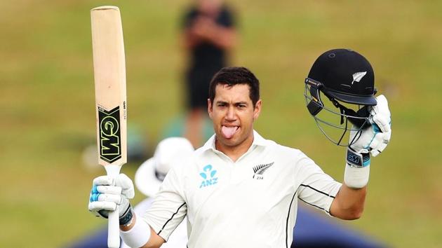 Ross Taylor’s record century helped New Zealand set West Indies a target of 444 on Day 3 of the second Test in Hamilton. (Twitter) Ross Taylor’s record century helped New Zealand set West Indies a target of 444 on Day 3 of the second Test in Hamilton. (Twitter)