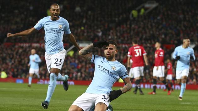 Manchester City handed Manchester United a 2-1 defeat at Old Trafford on Sunday.(AP)