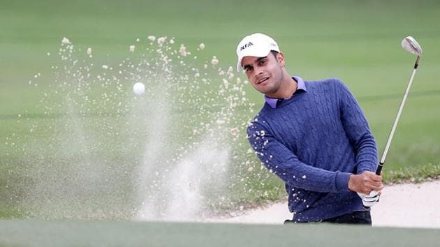 Shubhankar Sharma, in his fourth year as a pro golfer, has five wins on the Indian domestic Tour -- including one six weeks ago -- but he has never finished better than third on either Asian or European Tour.(AFP/Getty Images)