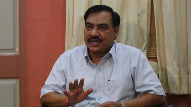 Khadse has denied the claims, and said that he vacated the bungalow in September itself. (HT File) Khadse has denied the claims, and said that he vacated the bungalow in September itself. (HT File)