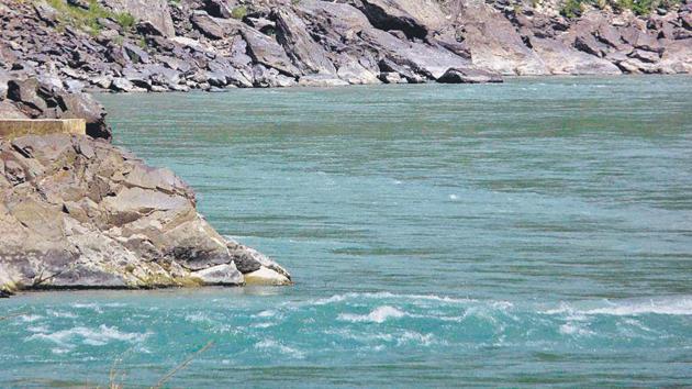 Proposed site of the Pancheshwar dam in Uttarakhand.(HT PHOTO)