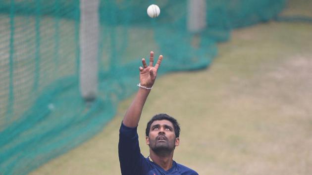 Sri Lanka’s bowlers stepped up to the plate with Suranga Lakmal taking four wickets. (AFP) Sri Lanka’s bowlers stepped up to the plate with Suranga Lakmal taking four wickets. (AFP)
