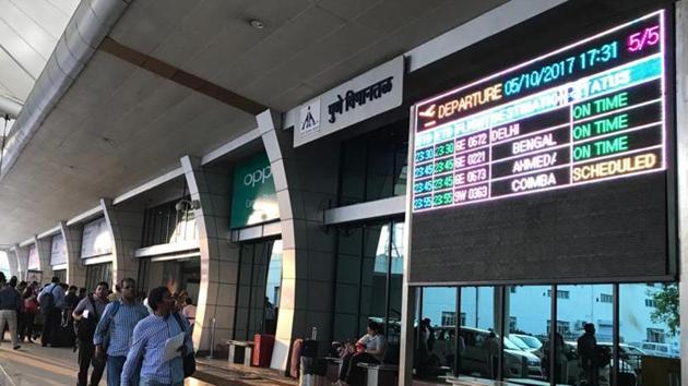 The Pune Airport at Lohegaon. (HT File Photo) The Pune Airport at Lohegaon. (HT File Photo)