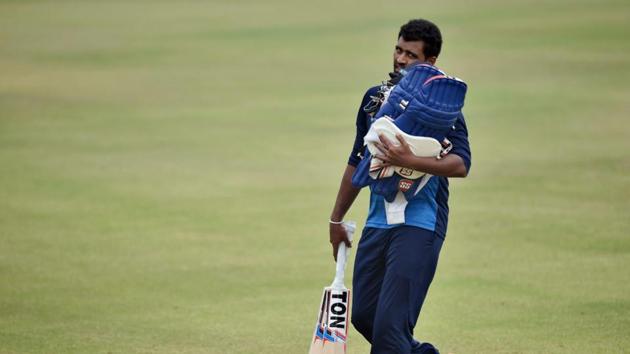 Sri Lanka’s win in Dharamsala snapped their 12-match losing streak in ODIs. (PTI) Sri Lanka’s win in Dharamsala snapped their 12-match losing streak in ODIs. (PTI)