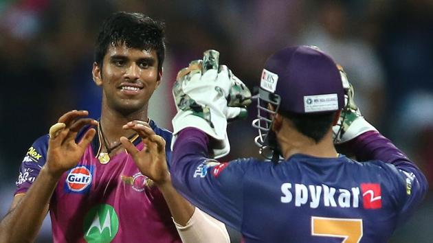 Washington Sundar had a good performance for Rising Pune Supergiant in the 2017 Indian Premier League and he has been included in the Indian cricket team after an injury to Kedar Jadhav. (BCCI) Washington Sundar had a good performance for Rising Pune Supergiant in the 2017 Indian Premier League and he has been included in the Indian cricket team after an injury to Kedar Jadhav. (BCCI)