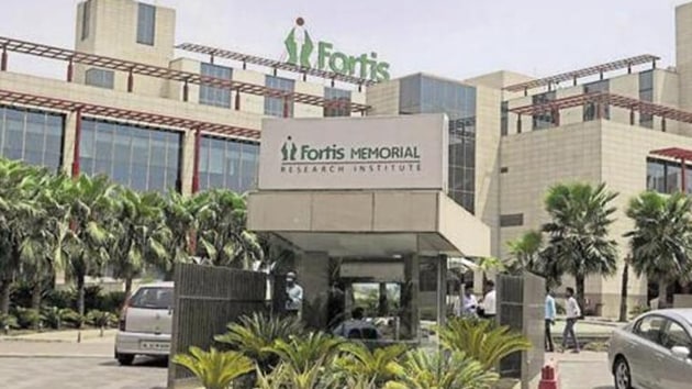 A view of the Fortis hospital in Gurgaon.(HT File)