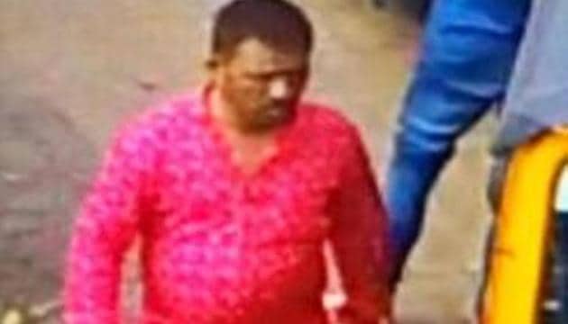 A shot of the alleged kidnapper from the CCTV footage. A shot of the alleged kidnapper from the CCTV footage.