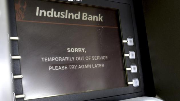 The fine was imposed on IndusInd Bank for deficiencies in regulatory compliance. (Arvind Yadav/HT PHOTO) The fine was imposed on IndusInd Bank for deficiencies in regulatory compliance. (Arvind Yadav/HT PHOTO)