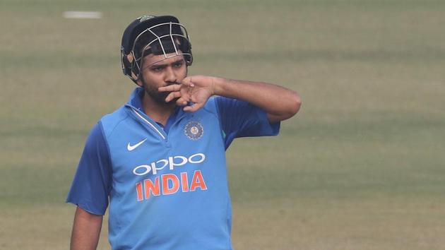Rohit Sharma created history as he became the first batsman in ODI history to blast three double centuries in the Mohali ODI against Sri Lanka as India levelled the series in style with a 141-run win. (BCCI)
