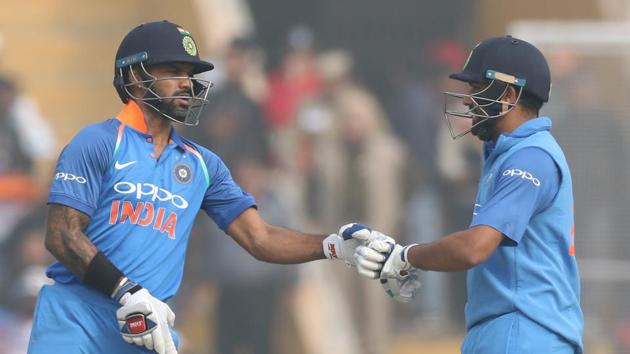 Rohit and Dhawan’s partnership went past 100 as Sri Lanka struggled. (BCCI) Rohit and Dhawan’s partnership went past 100 as Sri Lanka struggled. (BCCI)