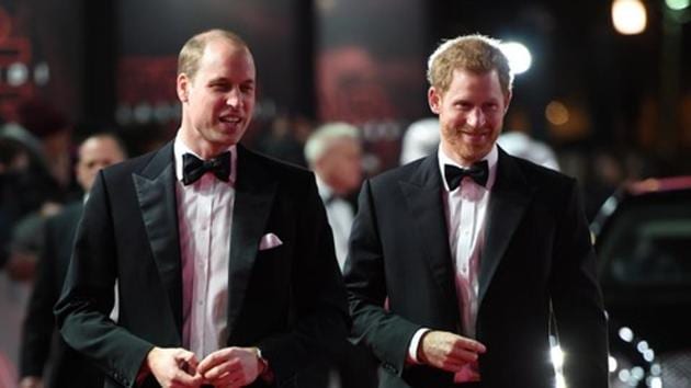 Prince William, Duke of Cambridge and Prince Harry attend the European Premiere of Star Wars: The Last Jedi, at the Royal Albert Hall. (REUTERS) Prince William, Duke of Cambridge and Prince Harry attend the European Premiere of Star Wars: The Last Jedi, at the Royal Albert Hall. (REUTERS)