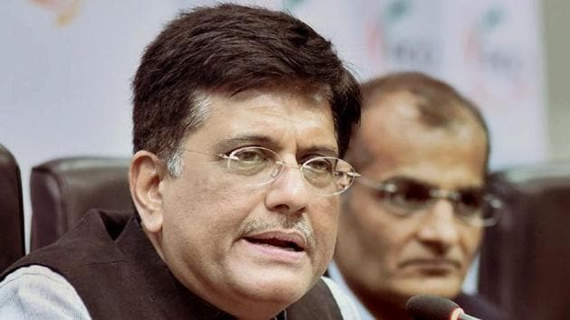 Railways minister Piyush Goyal completed 100 days in office on Tuesday.(PTI File) Railways minister Piyush Goyal completed 100 days in office on Tuesday.(PTI File)