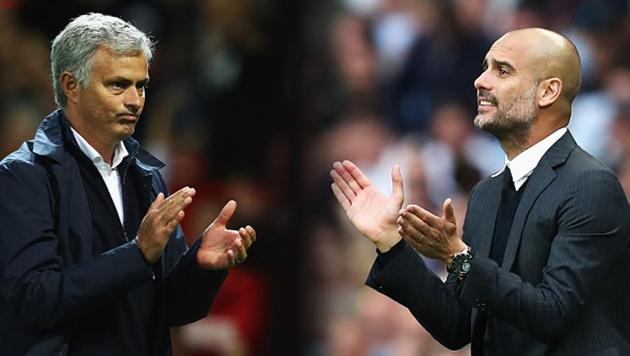 Jose Mourinho maintained his side did nothing wrong at the Etihad Stadium after the Manchester derby, but Pep Guardiola apologised for his teams’ over-zealous celebrations. (Getty Images) Jose Mourinho maintained his side did nothing wrong at the Etihad Stadium after the Manchester derby, but Pep Guardiola apologised for his teams’ over-zealous celebrations. (Getty Images)