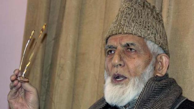 Syed Ali Shah Geelani (Hindustan Times) Syed Ali Shah Geelani (Hindustan Times)