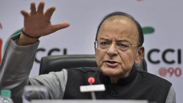 Union finance minister Arun Jaitley addresses during the 90th Annual General Meeting of the FICCI in New Delhi on Thursday. (PTI Photo) Union finance minister Arun Jaitley addresses during the 90th Annual General Meeting of the FICCI in New Delhi on Thursday. (PTI Photo)