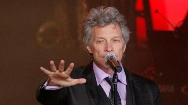 Jon Bon Jovi and his band will be inducted into the Rock & Roll Hall of Fame in Cleaveland, Ohio. Jon Bon Jovi and his band will be inducted into the Rock & Roll Hall of Fame in Cleaveland, Ohio.