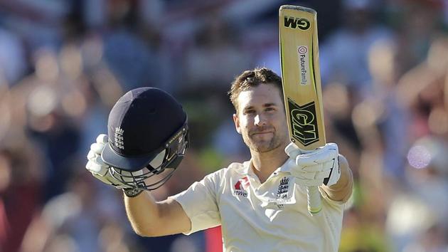 England's Dawid Malan celebrates scoring a century against Australia during the 3rd Ashes Test match in Perth, Australia on December 14, 2017. (AP) England's Dawid Malan celebrates scoring a century against Australia during the 3rd Ashes Test match in Perth, Australia on December 14, 2017. (AP)