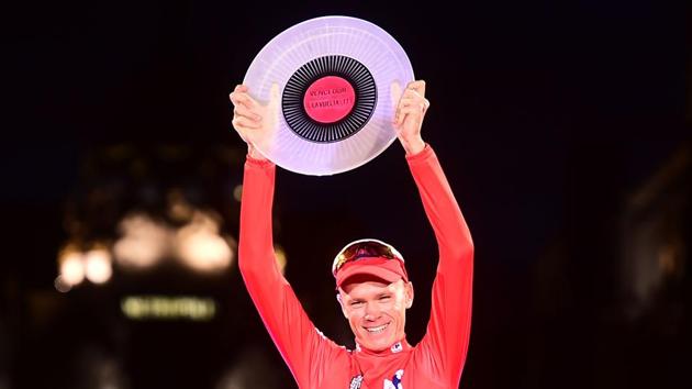 Chris Froome, four-time winner of the Tour de France, has been tested positive for the bronchodilator 'Salbutamol' during the 2017 Tour of Spain that he won, the International Cycling Union (UCI) said in a statement on December 13, 2017. (AFP) Chris Froome, four-time winner of the Tour de France, has been tested positive for the bronchodilator 'Salbutamol' during the 2017 Tour of Spain that he won, the International Cycling Union (UCI) said in a statement on December 13, 2017. (AFP)