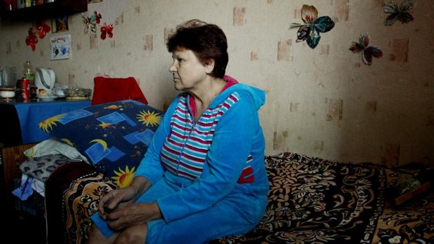 A total of 64 temporary shelters for those who lost their homes in the war have been organised in various parts of Donetsk, a city of around one million. Sometimes, student hostels accommodate the homeless. They include Alexandra Nikolayevna, 68, who survives with her grandchildren at “University Hostel No.4,” mainly on hand-outs of humanitarian aid. (Alexander Ermochenko / REUTERS) A total of 64 temporary shelters for those who lost their homes in the war have been organised in various parts of Donetsk, a city of around one million. Sometimes, student hostels accommodate the homeless. They include Alexandra Nikolayevna, 68, who survives with her grandchildren at “University Hostel No.4,” mainly on hand-outs of humanitarian aid. (Alexander Ermochenko / REUTERS)