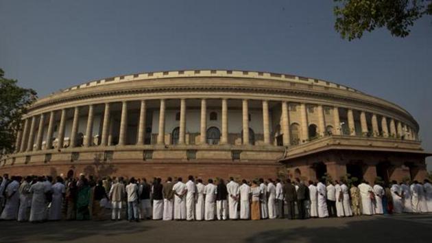 In the last monsoon session, the Lok Sabha lost 33% of its allotted time and Rajya Sabha lost 28% of its time due to disruptions(AP)