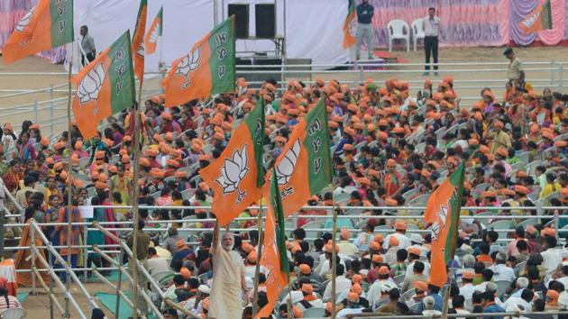 The BJP has ruled Gujarat for 22 years but faced its toughest electoral fight in years as it battled an agrarian crisis, dissatisfied supporters and a buoyed opposition. (AFP Photo) The BJP has ruled Gujarat for 22 years but faced its toughest electoral fight in years as it battled an agrarian crisis, dissatisfied supporters and a buoyed opposition. (AFP Photo)