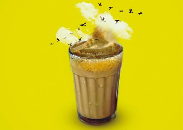 Nothing beats the joy of sipping rich aromatic masala chai from a cutting glass on a winter evening!(Photo Imaging: Parth Garg)