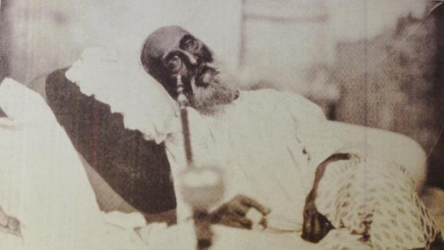 An archival picture of the last Mughal emperor Bahadur Shah Zafar --on his deathbed in Rangoon-- at the Delhi Archives. An ambitious digitisation and microfilming project of 10 crore rare documents and archival records’ has been started by Delhi government. (Ravi Choudhary / HT Photo) An archival picture of the last Mughal emperor Bahadur Shah Zafar --on his deathbed in Rangoon-- at the Delhi Archives. An ambitious digitisation and microfilming project of 10 crore rare documents and archival records’ has been started by Delhi government. (Ravi Choudhary / HT Photo)