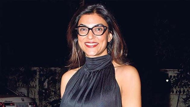 Sushmita Sen at a movie screening in Mumbai. Sushmita Sen at a movie screening in Mumbai.