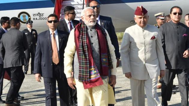 Prime Minister Narendra Modi in Mizoram on December 16, 2017. (Twitter/ PMO) Prime Minister Narendra Modi in Mizoram on December 16, 2017. (Twitter/ PMO)