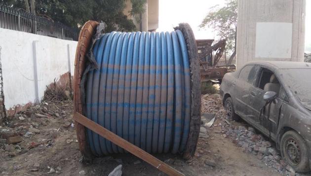 The theft took place at the metro construction site on December 2 and the accused allegedly hired a crane to transport the roll of wire, the police said. (Photo: Sourced) The theft took place at the metro construction site on December 2 and the accused allegedly hired a crane to transport the roll of wire, the police said. (Photo: Sourced)