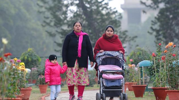 At 13°C, Chandigarh saw the coldest day of season on Friday. (Anil Dayal/HT)
