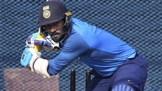 Dinesh Karthik, who was dismissed cheaply in first ODI in Dharamsala, will look to play a big knock. (AP)