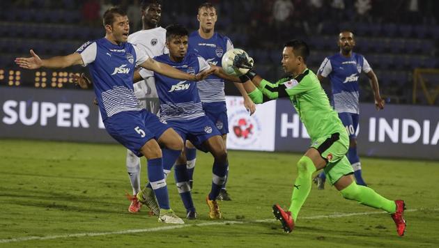 Bengaluru FC will take on Chennaiyin FC in Indian Super League 2017-18 on Sunday. (AP) Bengaluru FC will take on Chennaiyin FC in Indian Super League 2017-18 on Sunday. (AP)