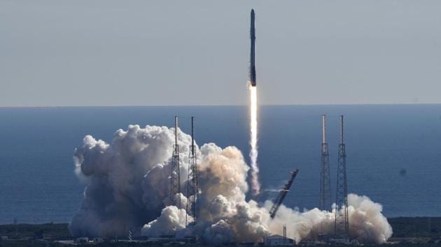 A SpaceX Falcon 9 rocket lifts off from newly refurbished Pad 40 at Cape Canaveral Air Force Station, in Cape Canaveral, Florida. (AP Photo) A SpaceX Falcon 9 rocket lifts off from newly refurbished Pad 40 at Cape Canaveral Air Force Station, in Cape Canaveral, Florida. (AP Photo)